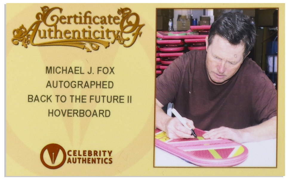 ''Back to the Future II'' Hoverboard Signed by Michael J. Fox